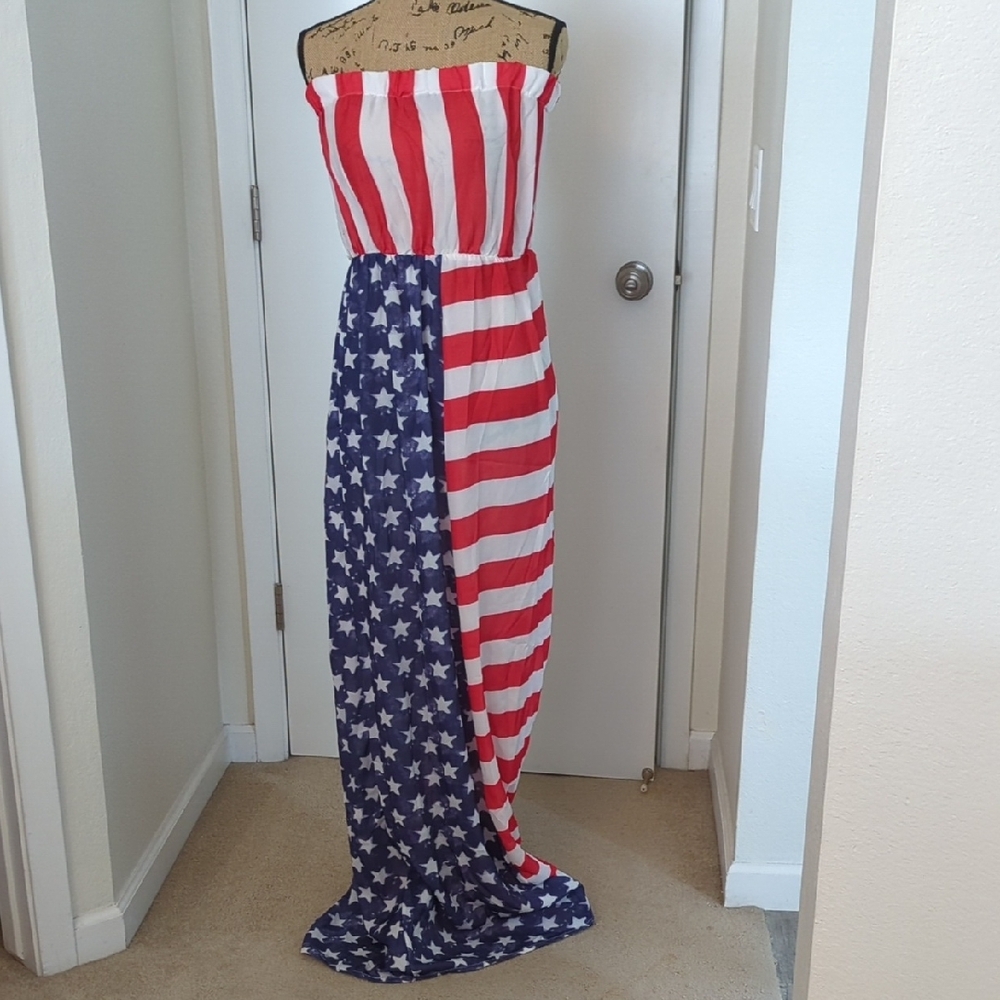 American Flag Maxi Dress